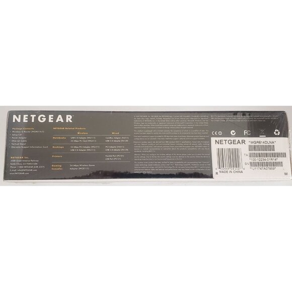 NetGear WGR614 Wireless-G Router New Sealed - Picture 5 of 5